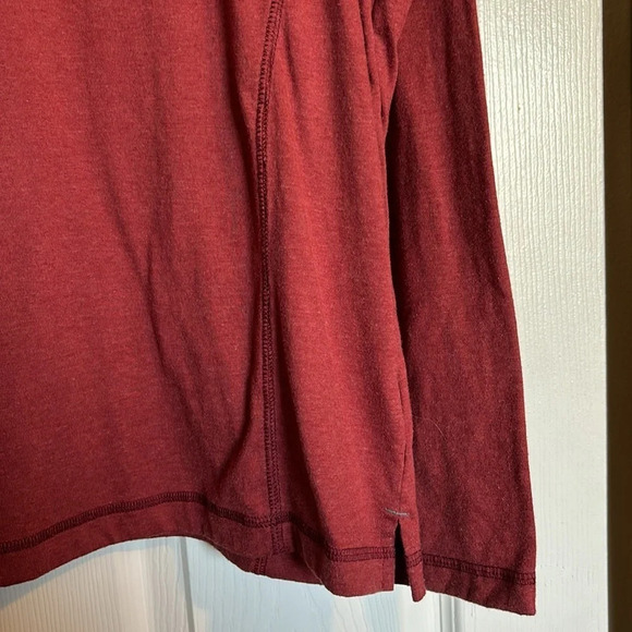 Orvis men’s red long sleeve quarter zip shirt size medium - Picture 4 of 8